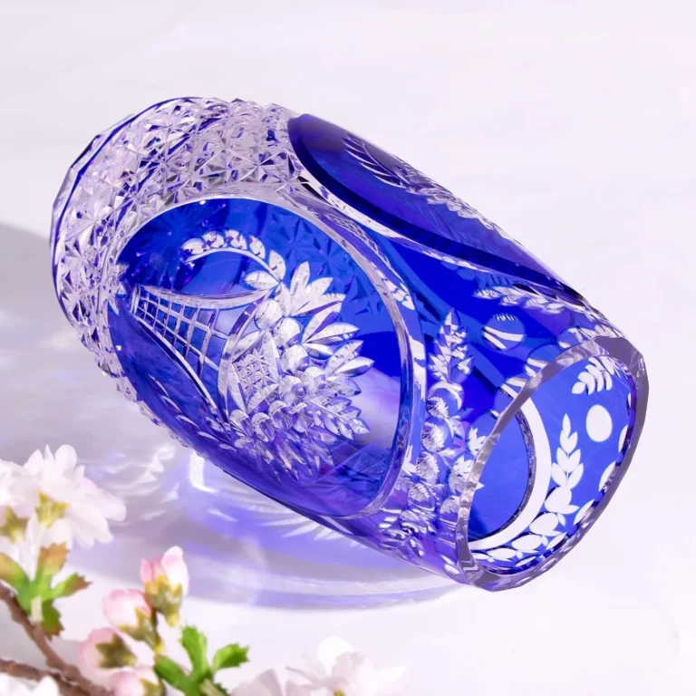KAMMAK Hand-Blown Colored Glass Vase, 3.3"L x 2.7"W x 7.8"H – 8HPCM005 – product image 5