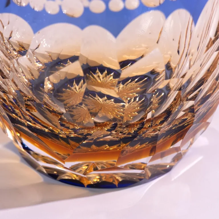 KAMMAK Hand-Blown Colored Glass Vase, 3.5"L x 3"W x 7.4"H – 8HPCM019 – product image 5