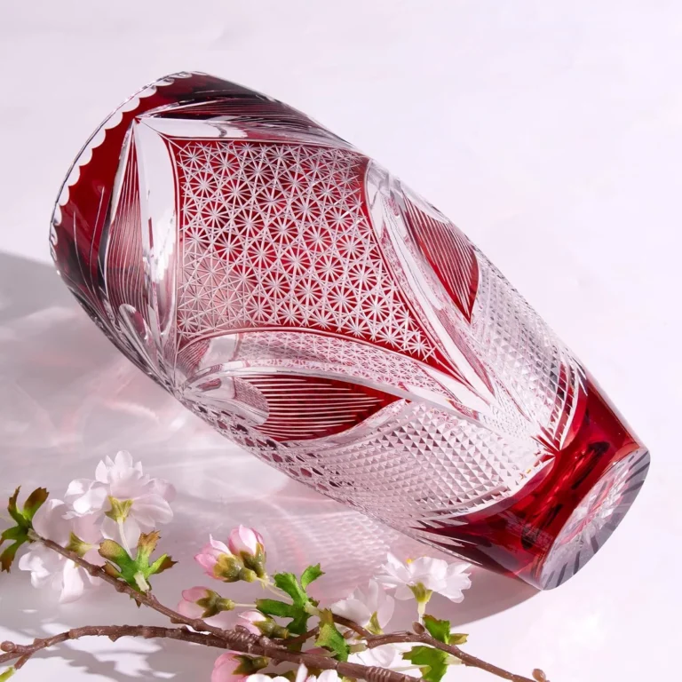 KAMMAK Hand-Blown Colored Glass Vase, 4.2"L x 2.2"W x 9.8"H – 8HPCM006 – product image 4