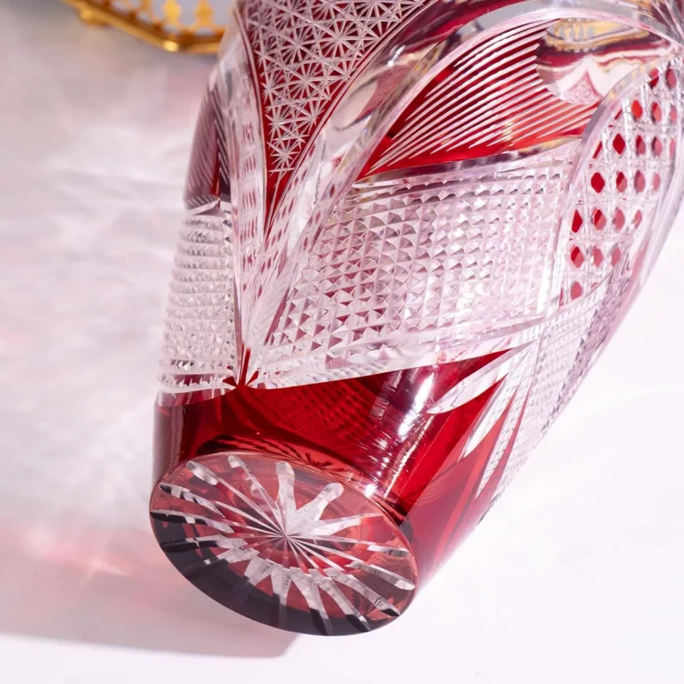 KAMMAK Hand-Blown Colored Glass Vase, 4.2"L x 2.2"W x 9.8"H – 8HPCM006 – product image 5