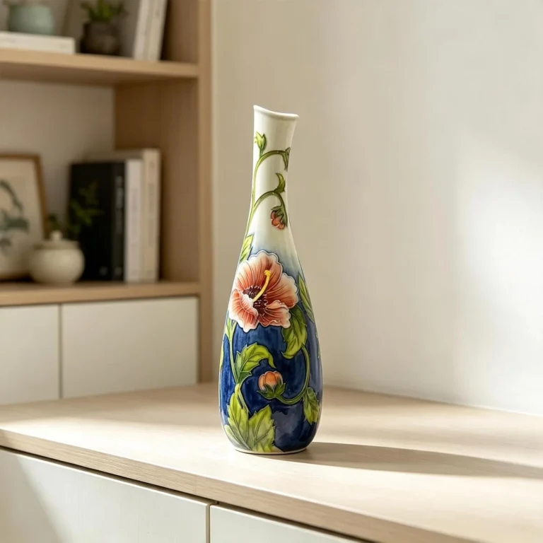 KAMMAK Decorative Ceramic Vase, 5"L x 5"W x 5"H – 8HPYZF092 – product image 2