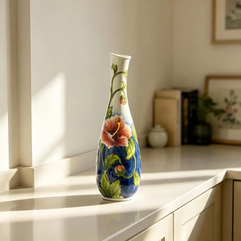 KAMMAK Decorative Ceramic Vase, 5"L x 5"W x 5"H – 8HPYZF092 – product image 3
