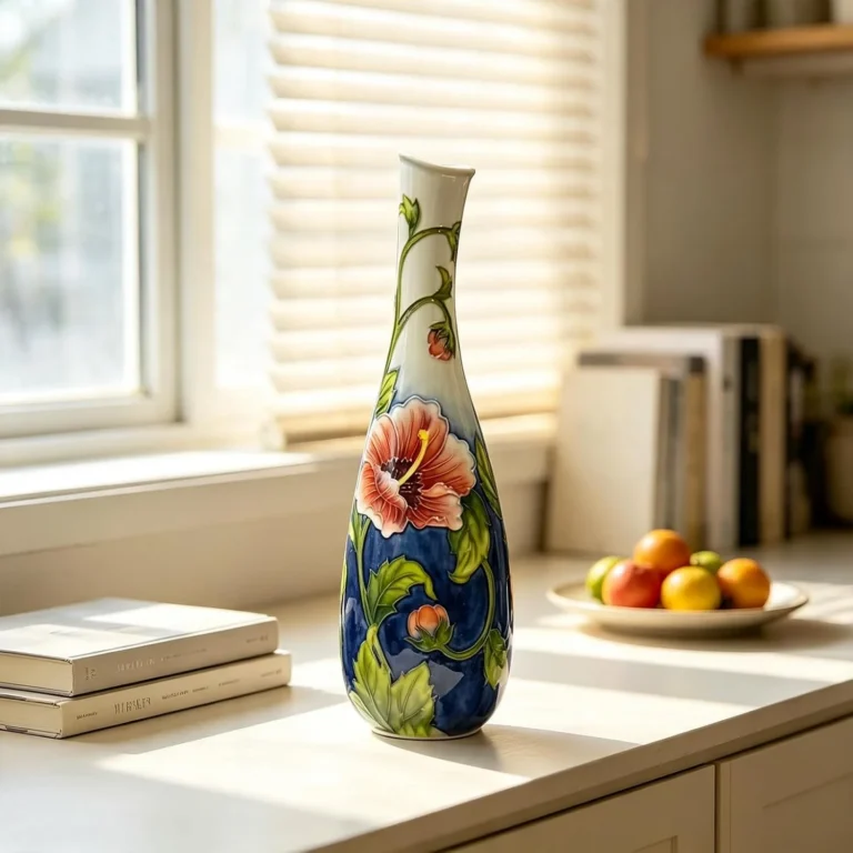 KAMMAK Decorative Ceramic Vase, 5"L x 5"W x 5"H – 8HPYZF092 – product image 4