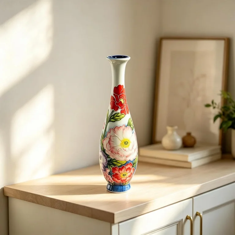 KAMMAK Decorative Ceramic Vase, 5"L x 5"W x 5"H – 8HPYZF094 – product image 4