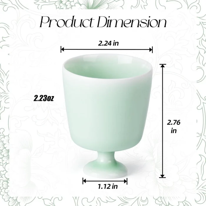 KAMMAK 7KPSP721N ceramic cup and saucer side angle view showing silhouette