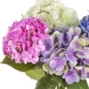 Close view of pink purple blue and pale hydrangea petals KAMMAK 8KPFZH008 home decor product close-up material texture detail image 4