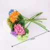 Rainbow hydrangea stems laid flat with approximate length KAMMAK 8KPFZH009 home decor product shape and proportion detail image 3