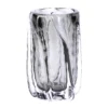 KAMMAK Smoky Clear Hand-Blown Art Glass Vase - SYX028 - product image 1 KAMMAK 8HPSYX028 glass vase front view for product display