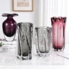 KAMMAK Smoky Clear Hand-Blown Art Glass Vase - SYX028 - product image 7 KAMMAK 8HPSYX028 glass vase decorative craft detail image 7