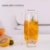 KAMMAK 771N 444 ml tapered highball glass dimensions KAMMAK 7KPSP771N home decor product side angle view showing silhouette