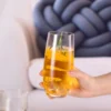 KAMMAK 771N tapered highball glass held with an orange iced drink KAMMAK 7KPSP771N home decor product decorative craft detail image 7