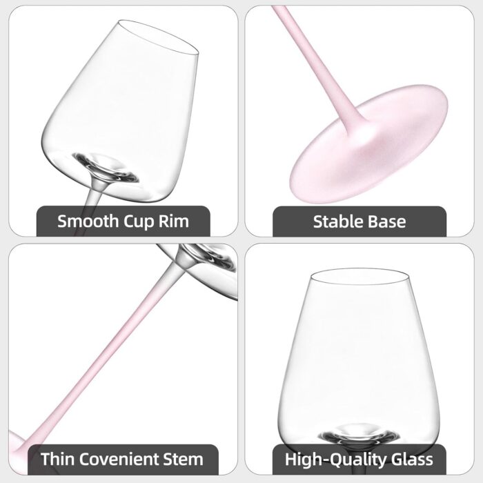 KAMMAK 8KPXH056 wine glasses styled on dining table image 5