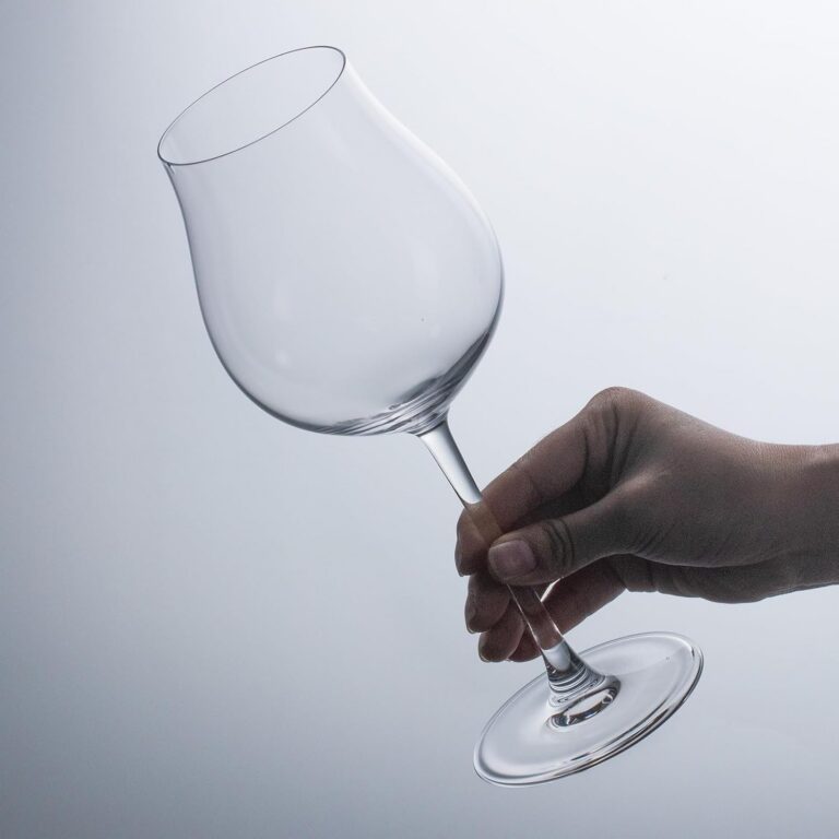 KAMMAK Crystal Red Wine Glasses Set of 2, Bordeaux Stemmed Glasses, DY032 – detail view 4