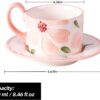 KAMMAK 8CZGX020 ceramic cup and saucer shape and proportion detail image 3