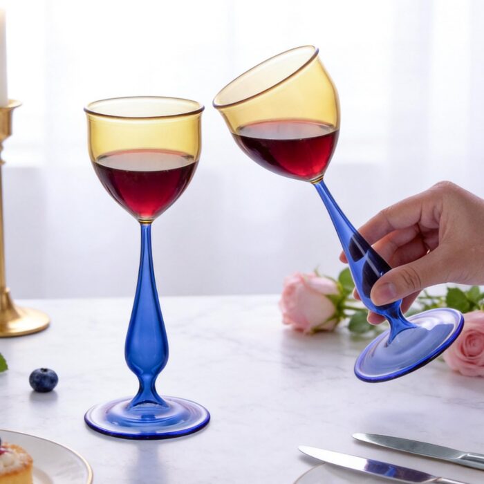 8KPKS0019-06 KAMMAK 8KPKS0019 wine glasses scale and proportion view image 6
