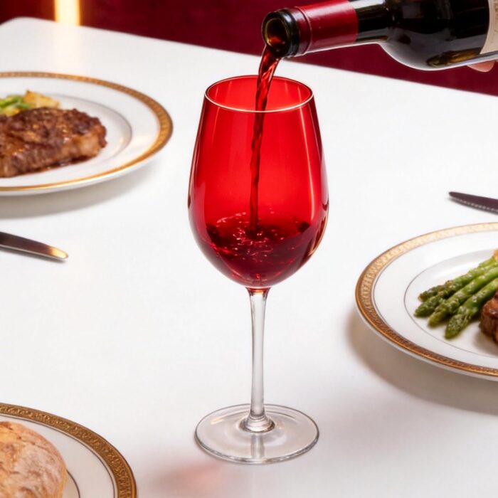 KAMMAK 8SXHR002 wine glasses side angle view showing silhouette