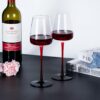 KAMMAK 8KPXH063 wine glasses side angle view showing silhouette