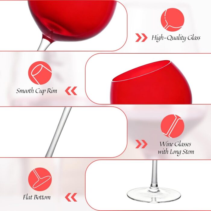 61tFzEWbK-L._AC_SL1500_.jpg KAMMAK 8SXHR003 wine glasses close-up material texture detail image 4