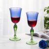 8KPKS0016-02 KAMMAK 8KPKS0016 wine glasses side angle view showing silhouette