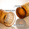 KAMMAK 8KPJZ010+11 whiskey glasses decorative craft detail image 7