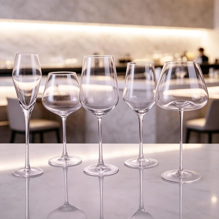 712jvQC8b9L._AC_SL1500_.jpg KAMMAK 8KPXH053 wine glasses decorative craft detail image 7