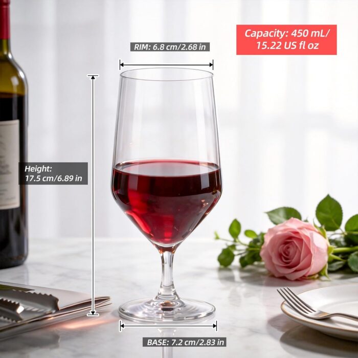 KAMMAK 8KPDY014 wine glasses shape and proportion detail image 3