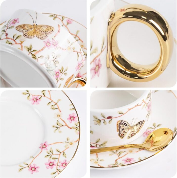 717a0G42g-L._AC_SL1500_.jpg KAMMAK 8CZNX047 ceramic cup and saucer close-up material texture detail image 4