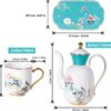 KAMMAK 8CZRX013-US ceramic teapot shape and proportion detail image 3