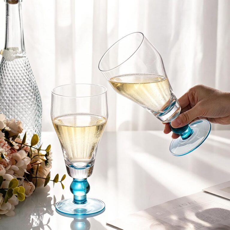 KAMMAK Cocktail Glasses Set of 2, 16.2 oz Crystal Glasses – HH004 – detail view 2