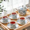 71BI2S0OnpL._AC_SL1500_.jpg KAMMAK 8CZNX048 ceramic teapot scale and proportion view image 6