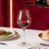 KAMMAK 8KPDY032 wine glasses side angle view showing silhouette