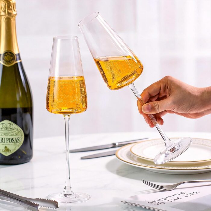 71Gj2LpsbVL._AC_SL1500_.jpg KAMMAK 8KPDY036 champagne flutes styled home decor setting image 5