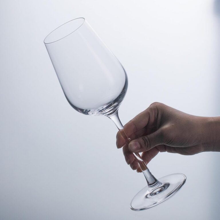 KAMMAK Crystal Red Wine Glasses Set of 2, Bordeaux Stemmed Glasses, DY024 – detail view 4