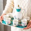 KAMMAK 8CZRX013-US ceramic teapot styled home decor setting image 5