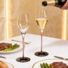 71OyybB0LUL._AC_SL1500_.jpg KAMMAK 8KPDY010 champagne flutes side angle view showing silhouette