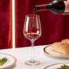KAMMAK 8KPDY034 wine glasses side angle view showing silhouette