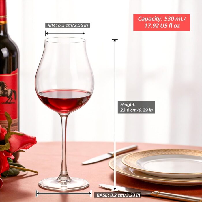 KAMMAK 8KPDY032 wine glasses scale and proportion view image 6