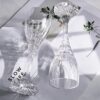 KAMMAK 7KPSP1011 champagne flutes side angle view showing silhouette