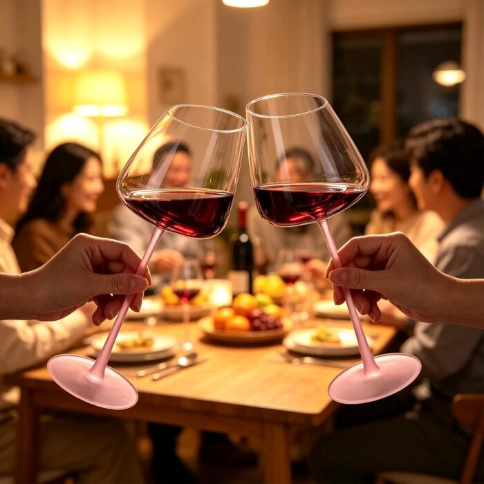 KAMMAK 8KPXH058 wine glasses side angle view showing silhouette