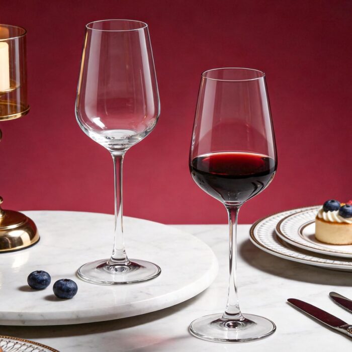 KAMMAK 8KPDY024 wine glasses styled on dining table image 5