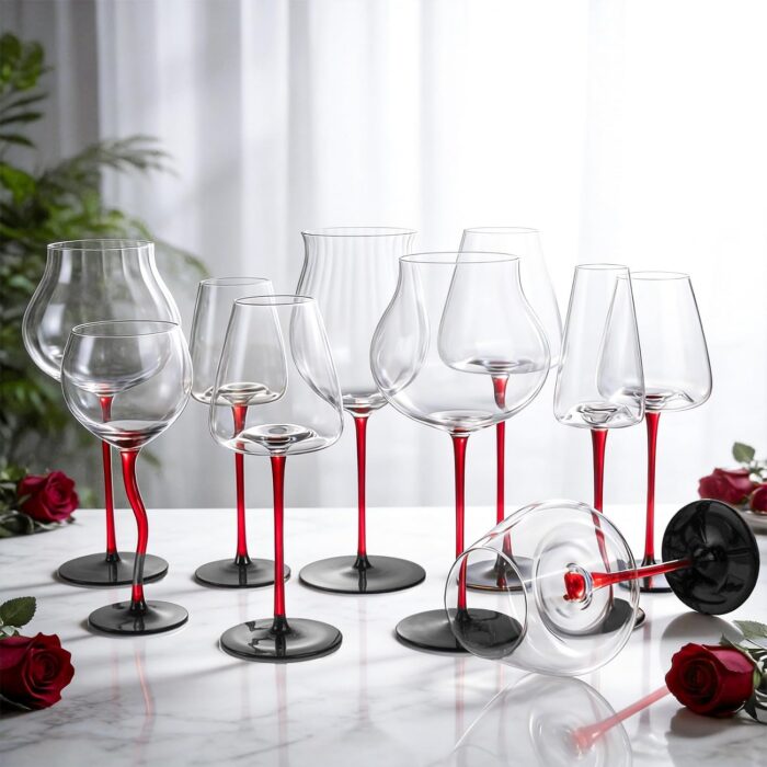 KAMMAK 8KPXH066 wine glasses decorative craft detail image 7