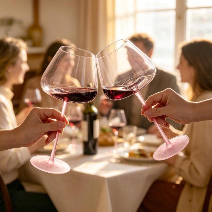 KAMMAK 8KPXH057 wine glasses side angle view showing silhouette