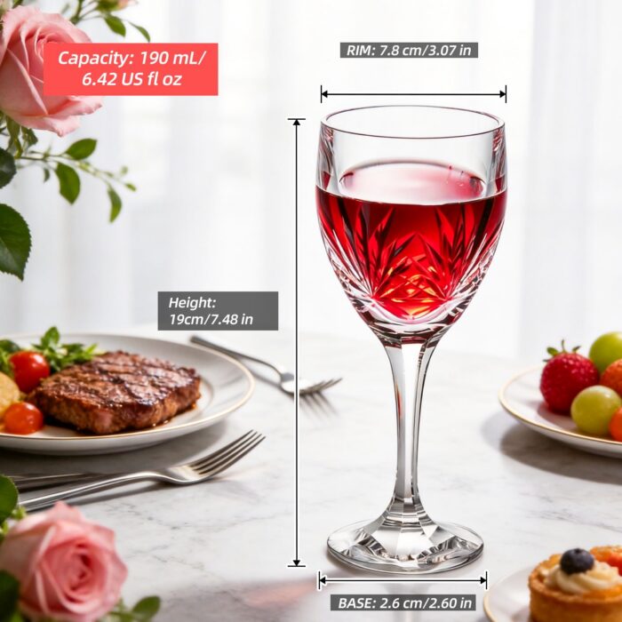 KAMMAK 8KPXY0023 wine glasses scale and proportion view image 6
