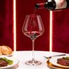 KAMMAK 8KPDY029 wine glasses side angle view showing silhouette
