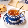 KAMMAK 8CZNX052 ceramic teapot styled home decor setting image 5