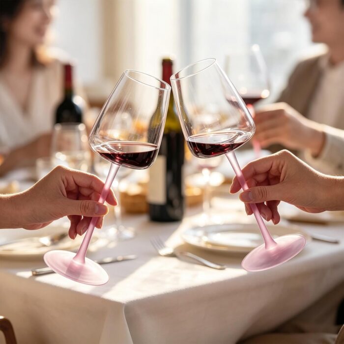 KAMMAK 8KPXH055 wine glasses side angle view showing silhouette