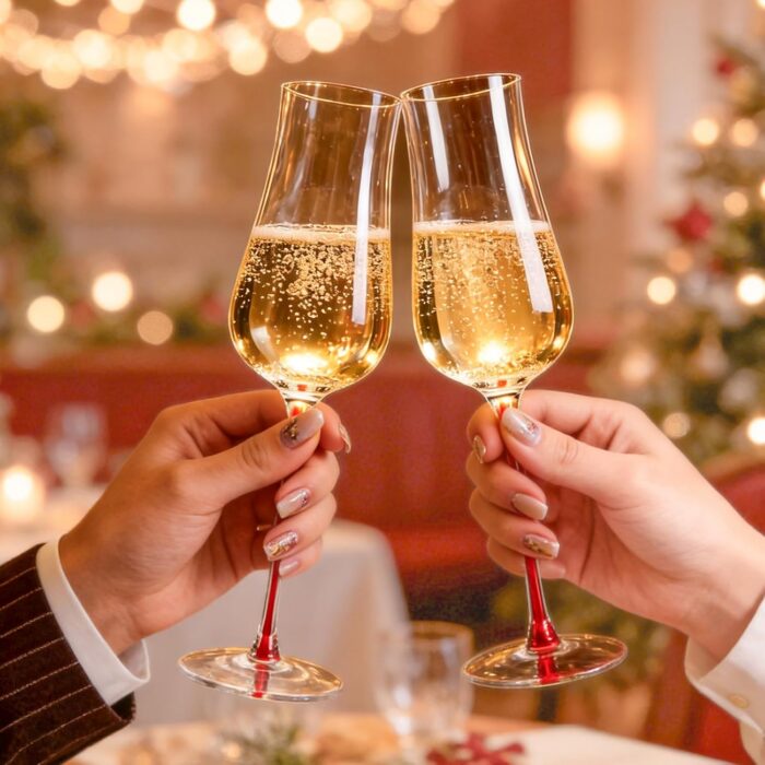 KAMMAK 8KPDY001 champagne flutes scale and proportion view image 6