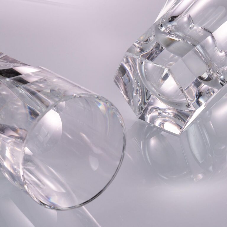 KAMMAK Crystal Highball Glasses Set of 2, Hand-Blown Tumblers – XY0026 – detail view 3