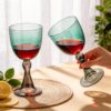 8KPKS0010-06 KAMMAK 8KPKS0010 wine glasses scale and proportion view image 6
