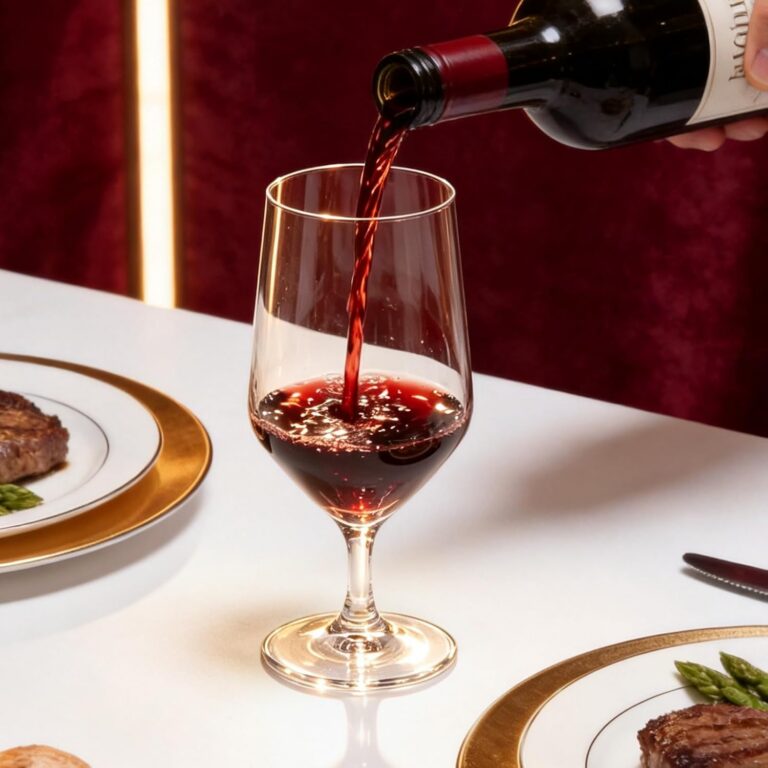 KAMMAK Crystal Red Wine Glasses Set of 2, Bordeaux Stemmed Glasses, DY014 – detail view 1